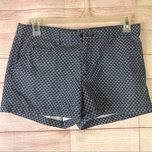 Gap Blue Gray Printed Shorts Size 08R‎